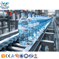 Nouvelle machine de remplissage d'eau en bouteille haute capacité Peak 12000BPH pour usine de production d'eau potable