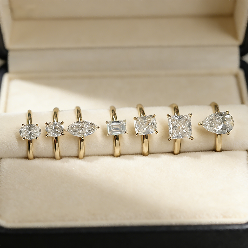 10K 14K Gold Diamond Ring 1ct