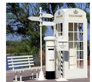 2023 venta al por mayor estilo británico Rosa Londres cabina telefónica ornamento arte popular <span class=keywords><strong>resina</strong></span> Interior <span class=keywords><strong>Exterior</strong></span> decoración recuerdo - Product Image 1