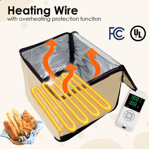 YONGLI Verbesserte Faltbare Gärbox für Brot mit 50-113 ℉   Temperaturkontrolle & 48-Stunden-Timer Brot-Wärmebox mit Metallgestell Teig-Gärbox - Product Image 6