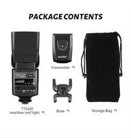 Flash pour appareil photo universel Godox TT520II avec déclencheur sans fil intégré GN33 Modes S1/S2 pour Canon pour Nikon Fujifilm Olympus DSLR