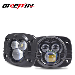 ไฟทำงานมอเตอร์ไซค์ Qidewin แบบสามเลนส์ LED 12V ความเข้มแสงสูง สำหรับรถมอเตอร์ไซค์ไฟฟ้า Big Monkey - Product Image 1