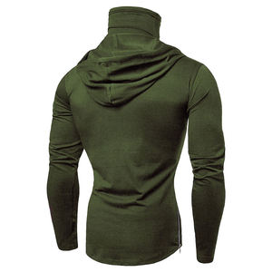 Custom Wholesale Spring <b>Men's</b> Call of Duty Face Mask <b>Hoodie</b> Thin Breathable Slim Fit Gym Fitness Jogging Long Sleeve Sportswear - Product Image 4