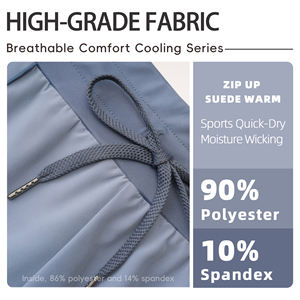 Donne con tasche a asciugatura rapida a doppio strato 2-in-1 pantaloncini da Yoga con coulisse fluida orlo allenamento Fitness <span class=keywords><strong>abbigliamento</strong></span> sportivo - Product Image 5