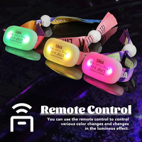 Bracelet LED programmable à télécommande Sincen RGB pour spectacle de stade, contrôle de l'audience, ambiance de concert, accessoires d'événement