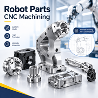 Komponen Lengan Robot Industri OEM ODM Kustom, Layanan Manufaktur Suku Cadang Logam Presisi, Suku Cadang Robot, Pemesinan CNC