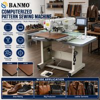 Machine à coudre industrielle programmable informatisée BANMO entièrement automatique pour chaussures, sacs, vêtements et cuir