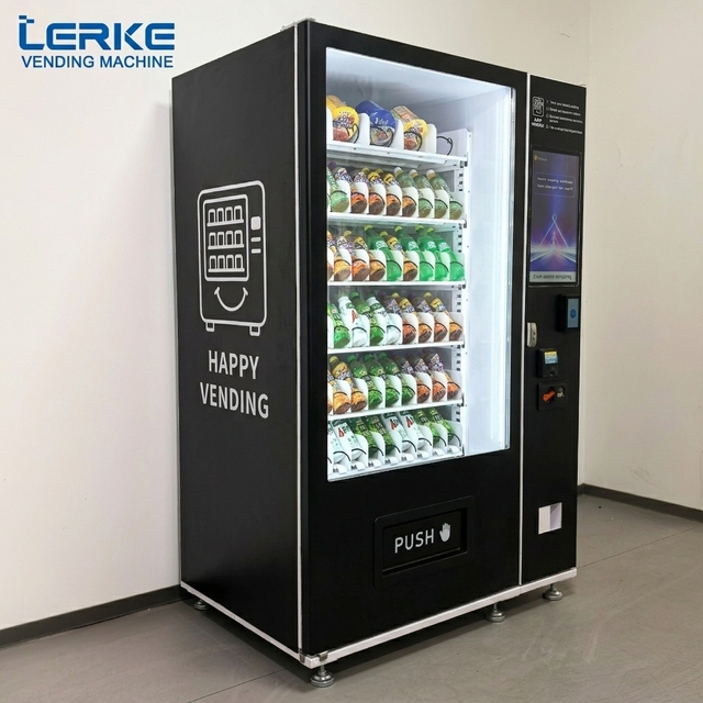 21.5 Inch Touch Screen School Office Park Hospital Combo Automatic Custom Drink Snack Vending Machine