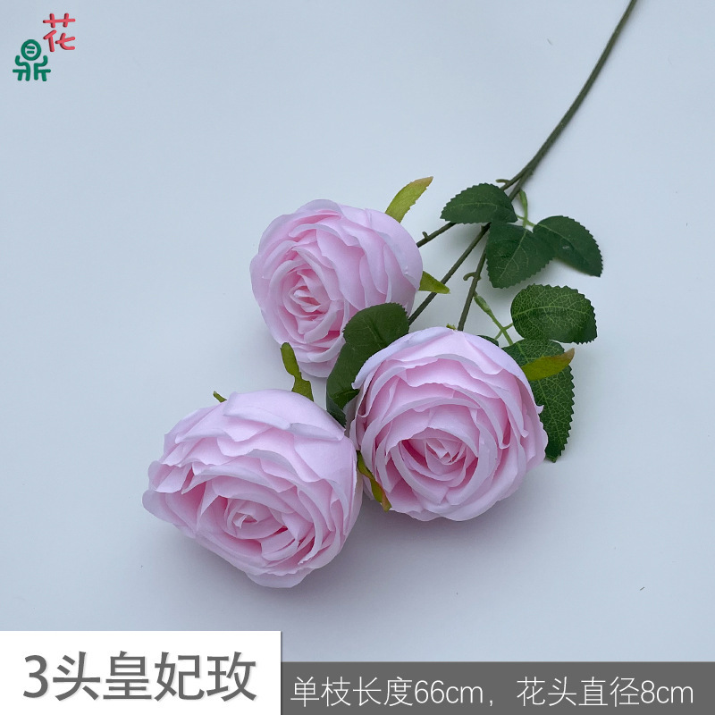 3-headed Royal Rose ZYJ Light Pink