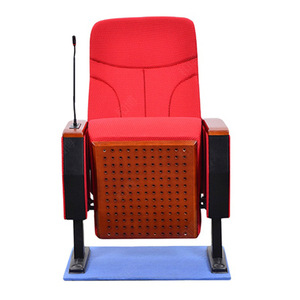 Silla de conferencia Manwa Expo HB670 de haya roja con reposabrazos para sala de conferencias y sala de reuniones - Product Image 5