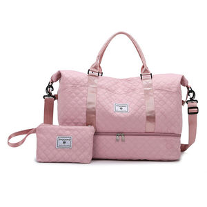 Cierre con cremallera Almacenamiento de viaje Equipaje Uso diario Actividades al aire libre bolsa de lona grande - Product Image 1