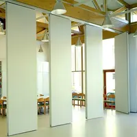 مكتب شنقا غرفة المقسم قابلة للطي جدار خشبي باب مقسم إلى أجزاء لوحة