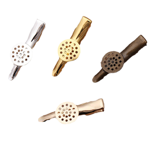 Clips <span class=keywords><strong>à</strong></span> languette de canard en maille plate multi-trous Linbing Diy 12 mm, accessoires pour cheveux, <span class=keywords><strong>bec</strong></span>, vente en gros - Product Image 1