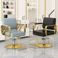 Chaise de barbier ergonomique EaseNeat avec pompe hydraulique, réglable en hauteur, pivotante à 360° pour usage professionnel en salon