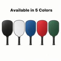 Raquette de pickleball en fibre de carbone de qualité supérieure, homologuée USAPA, épaisseur 16 mm, avec mousse injectée, épaisseur 13 mm