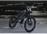 Vélo électrique tout-terrain Talaria XXX Pro X3 Pro 6kW 60V 40Ah neuf, moto électrique double usage, disponible en entrepôt américain