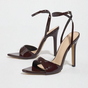 Talons Chic Slingback <b>Closed</b> <b>Toe</b> Sexy Shoes Summer <b>Heels</b> for Women Ladies - Product Image 4