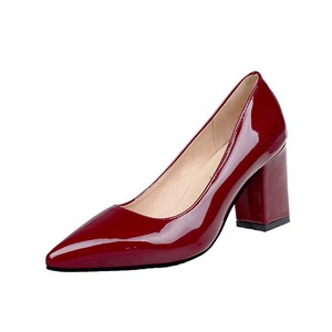 <span class=keywords><strong>Scarpe</strong></span> da donna nuove da lavoro primavera autunno <span class=keywords><strong>tacco</strong></span> spesso tinta unita con bocca bassa tacchi alti <span class=keywords><strong>scarpe</strong></span> da donna - Product Image 5