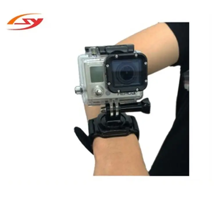 OEM อุปกรณ์เสริมสำหรับกล้องกีฬาสายรัดข้อมือหนัง Go Pro