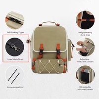 Sac à dos pour chat et chien approuvé par les compagnies aériennes Sac de voyage ventilé pour animaux de compagnie avec fermeture à glissière pour le camping