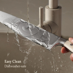 مطبخ جديد ، مكون من 14 ford Stainless Steel مجموعة فاخرة مع كريم بمقبض ثلاثي برشام - Product Image 4