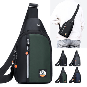 Bolso de Pecho para Hombre Fabison, Tela Oxford Negra, Moderno, Casual, para Uso Diario, Primavera 2025 - Product Image 3