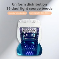 Lampe à ongles UV LED professionnelle 126W rechargeable sans fil, séchoir à gel pour manucure, coque métallique, appareil de pédicure