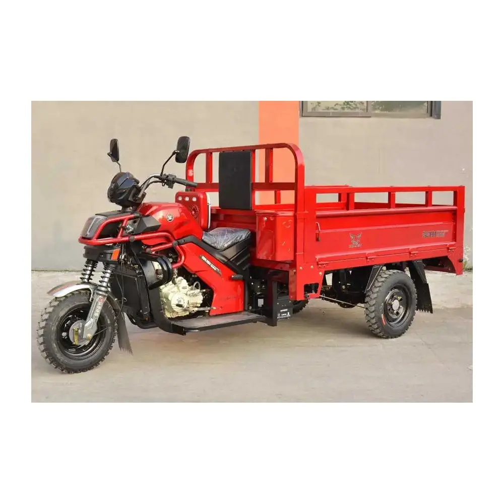 Gana fiyat kargo kamyon benzinli Motor Motor üç tekerlekli bisiklet/fabrika motorlu damper yetişkin 3 tekerlekli motosiklet üç tekerlekli bisiklet