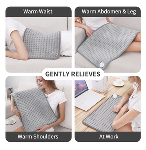 Couvertures chauffantes électriques avec température et minuterie réglables, protection contre la surchauffe, coussin chauffant - Product Image 2