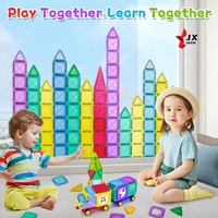 Productos 2025, Bloques Magnéticos Creativos 3D de 5.5cm, 100 Piezas, Juego de Construcción para Niños, Rompecabezas de Coche STEM, Baldosas Magnéticas
