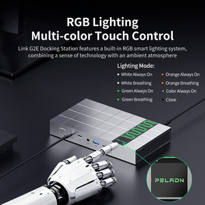 Peladn Link G2E แท่นขยายภายนอกรองรับการขยายตัว13-in-1คู่8K 140W ชาร์จเร็ว - Product Image 6