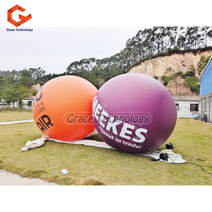 Palloncino gonfiabile in PVC stampato personalizzato <span class=keywords><strong>da</strong></span> 10ft per la pubblicità di grandi mongolfiera ad elio con caratteristiche di <span class=keywords><strong>tenda</strong></span> e arco - Product Image 5