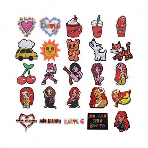 Manana Sera Bonito New Karol G Charm Día <span class=keywords><strong>de</strong></span> los muertos Dia <span class=keywords><strong>De</strong></span> Los Muertos Zuecos Zapatos Decoraciones para pulsera - Product Image 5