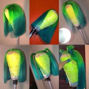 Perruque de Cheveux Humains Vierges Brésiliens en Noir Naturel 1B Long Full Lace Wig avec HD Lace Black <span class=keywords><strong>Blonde</strong></span>, 100% - Product Image 4