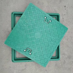 ฝาปิดท่อระบายน้ำไฟเบอร์กลาสแบบสี่เหลี่ยมผสม SMC/BMC ผลิตในประเทศจีน - Product Image 2
