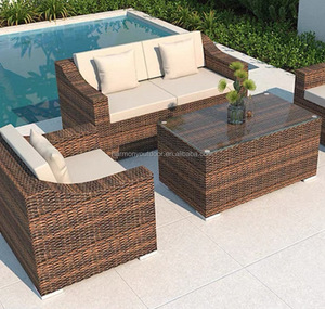 Venta caliente a prueba de agua y protector solar Rattan <span class=keywords><strong>Terraza</strong></span> Jardín Hotel Habitación soleada Sofá al aire libre - Product Image 5