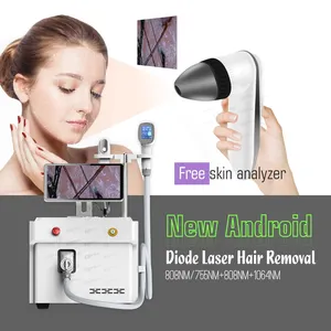 Giá Tốt Nhất Xách Tay Tóc Loại Bỏ Diode Laser 808nm 755 808 1064nm 3 Bước Sóng Tóc Loại Bỏ Vẻ Đẹp Máy