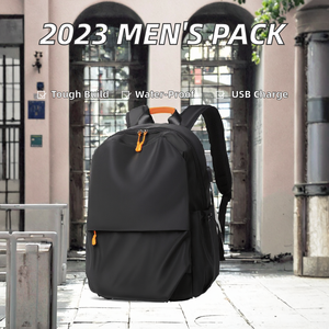 Sac à dos pour ordinateur portable unisexe pour collège, avec logo personnalisé 2025, chargement USB, imperméable, fermeture éclair, en polyester Oxford enduit, dos ergonomique - Product Image 2