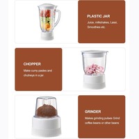 Commerciële elektrische sapblender, smoothiemixer, voedselverwerker met snijfunctie