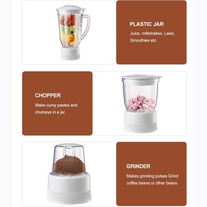 Licuadora Eléctrica Comercial para Jugos y Smoothies, Procesador de Alimentos <span class=keywords><strong>con</strong></span> Picador - Product Image 3