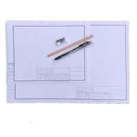 Rollo de Papel de Dibujo Blanco de 80 Gsm A0 A1 A2 A3 A4, Rollo de Papel para Impresora para CAD