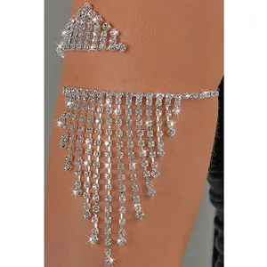 Tassel Arm Chains for Women Jewelry Rhinestone Boho Friends New Hand Bracelets Designer Luxury Wholesale