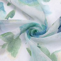 Rideaux en tissu polyester personnalisé Innermor, motif floral jacquard transparent brûlé pour la fenêtre du salon