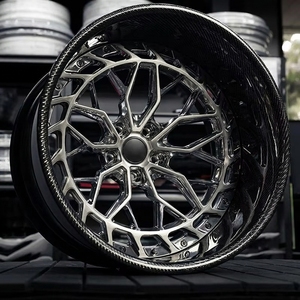 Rines Forjados Personalizados de 3 Piezas LX-20R de 19 20 21 22 24 Pulgadas con Borde de Fibra de Carbono para Audi RS6 RS7 BMW M3 M4 M5 G80 G82 <span class=keywords><strong>Porsche</strong></span> 911 GT3 S R8 - Product Image 1