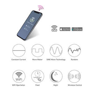 <span class=keywords><strong>Jebao</strong></span> Mow Serie Slimme Aquarium Wave Maker Flow Pomp Wifi Lcd Controller Plastic Golfmaker Pomp Voor Zout Water Zoetwater Desktop - Product Image 5