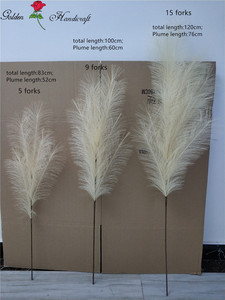 Nhân Tạo Lông Nhân Tạo Hoa Cưới Giả Lớn Lụa Pampas Cỏ - Product Image 2