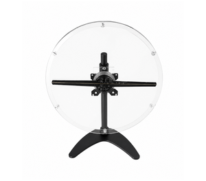 Ventilador Holográfico de Escritorio de 42 cm con Soporte de Mesa Negro |   Estuche Protector con Pantalla LED Holográfica 3D para Tiendas y Recepción de Hoteles - Product Image 2