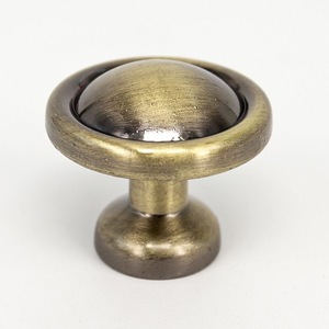 Kenop Kabinet Minimalis Modern Lubang Tunggal 30mm Bulat ABS Berlapis Elektro untuk Perabot Dapur - Product Image 3