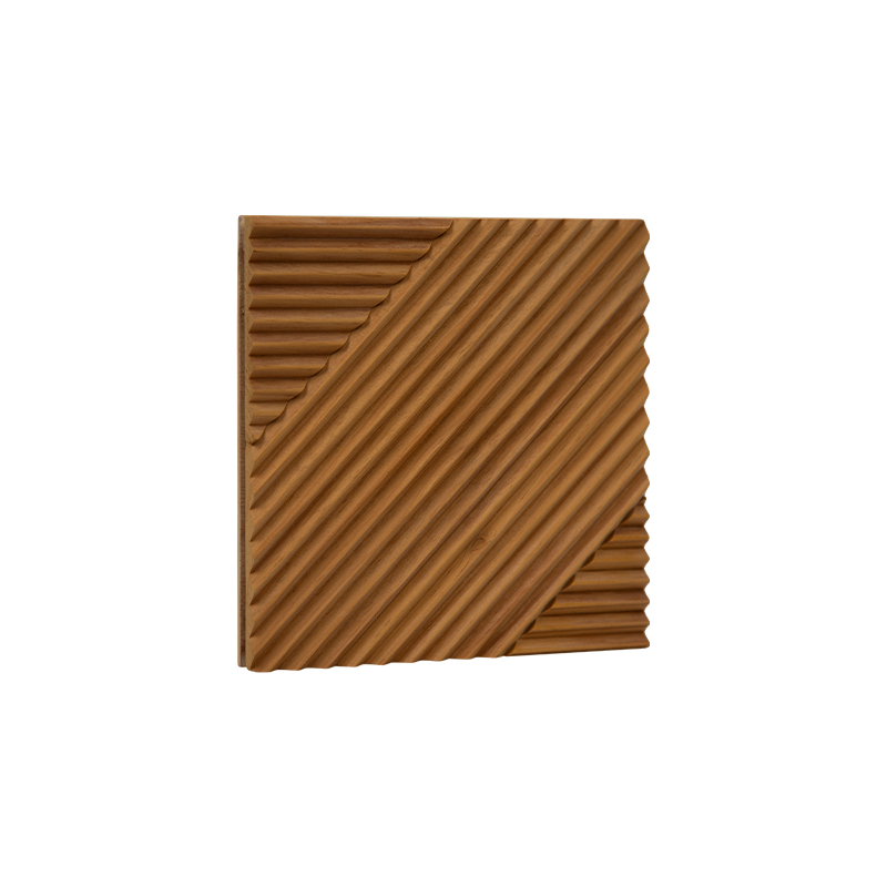 MUMU Eco-Friendly Pine Wood Knot-Free Anti-Static Puzzle Wall Panels Graphic Design for Residential Use