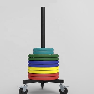 High Quality Wholesale Cheap Custom Gym Fitness Equipment Durable <strong>Weight</strong> Plates Steel Barbell Storage Rack <strong>Weight</strong> Plate <strong>Tree</strong> - Product Image 3